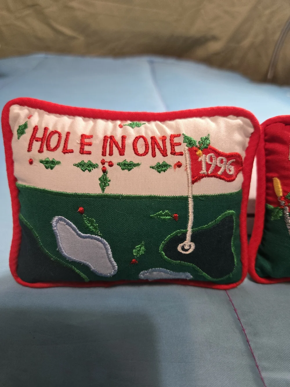 Life's A Game But Golf Is Serious / Hole In One Golf Mini Pillows Set Of 2